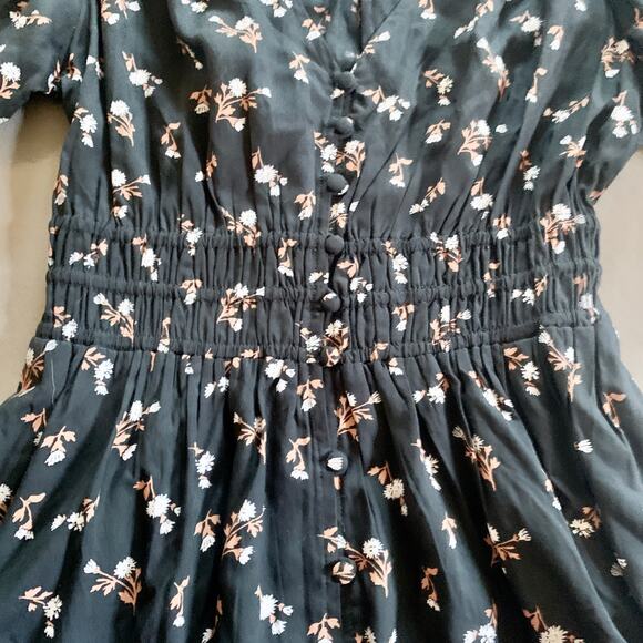 Madewell Floral Mini Dress XS Sophia Woodland Floral - Picture 5 of 14